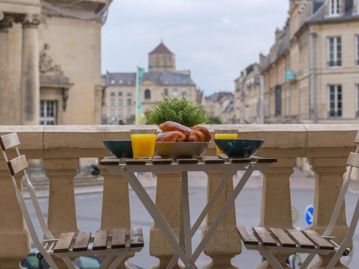 Studio Renove Avec Terrasse Et Vue Unique ! Caen Exterior foto