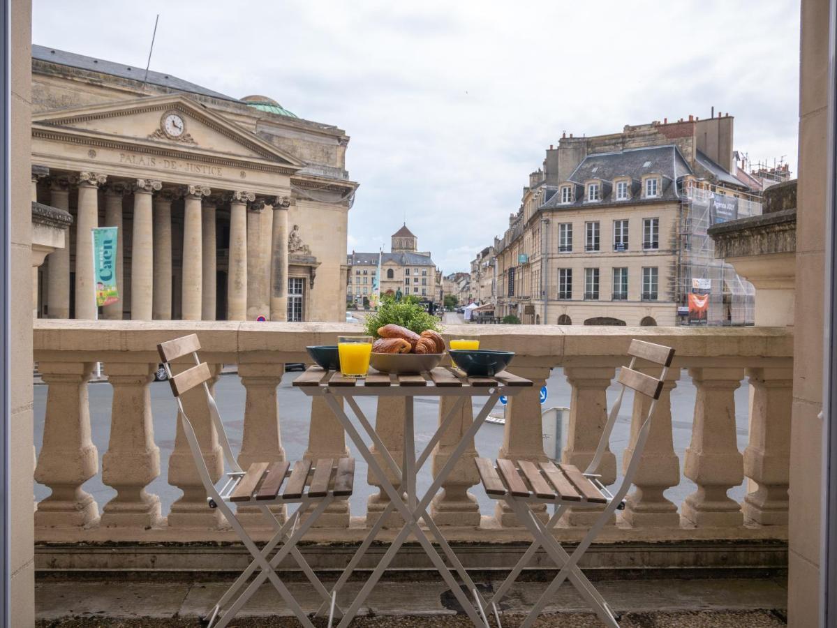 Studio Renove Avec Terrasse Et Vue Unique ! Caen Exterior foto